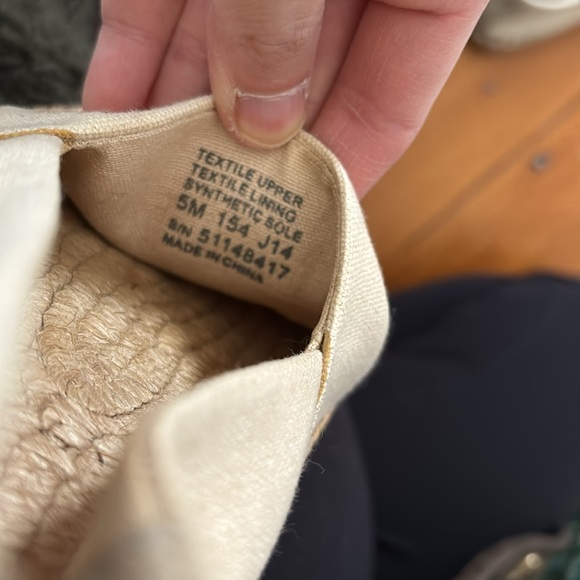 Tory Burch canvas color block espadrilles size 5 - Picture 6 of 8